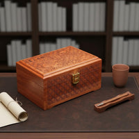 Wooden Jewelry Box Multi-Compartment Traditional Jewelry Case Vintage Design
