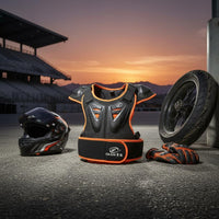 Motorcycle Chest Protector Shock-Absorbing Motocross Back Protector Vest
