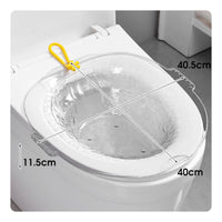 Sitz Bath Basin Plastic Sitz Bath with Hanging Loop Oval for Postpartum Mothers