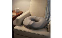 Donut Seat Pad Breathable Cover Viscoelastic Foam Circular Pad Donut Pillow Ergonomic Design Chair Pad Portable for Car, Travel