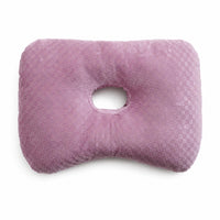 Side Sleeper Pillow with Ear Hole Ear Hole Pillow Checkerboard Textured