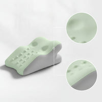 Prone Pillow Triangular Wedge Pillow with Contoured Surface Breathable Support Cushion for Stomach Sleepers, Readers, Bed, Bedroom
