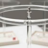 Acrylic Jewelry Organizer Sturdy Structure Double Layer Necklace Holder