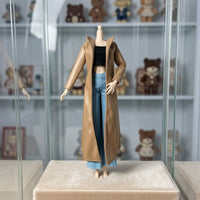 Doll Coat with Pants Flared Doll Jacket and Pants Set Handmade for Dress-up Play