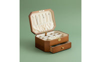 Lockable Jewelry Box Velvet Interior Wooden Jewelry Box Drawer Design Accessory Storage for Women