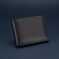 Bifold Carbon Fiber Wallet ID Window Men's Bifold Wallet