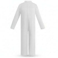 Full Body Jumpsuit Plain Long Sleeve Jumpsuit Simple for Children