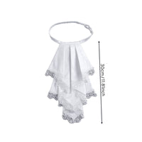 19th-Century Jabot Collar Darkly Romantic Jabot Vintage for Costume Party