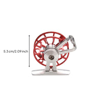 Winter Fishing Reel Silver Frame Lightweight Drag Adjustment Reel