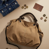 Canvas Tote Bag Vintage Aesthetic Canvas Shoulder Handbag Minimalist Design