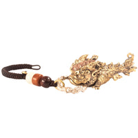 Chi Wyrm Trinket Intricate Relief Wyrm Trinket Decoration Curled Fire Motifs