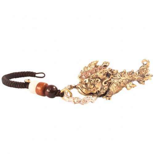 Chi Wyrm Trinket Intricate Relief Wyrm Trinket Decoration Curled Fire Motifs