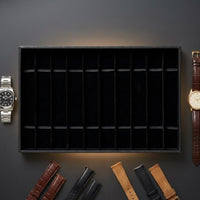 10-Compartment Watch Tray Rectangular Watch Display Tray Long-Lasting