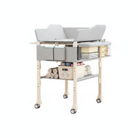 Baby Bath Changing Table Combo 2 in 1 Height Adjustable Baby Care Table
