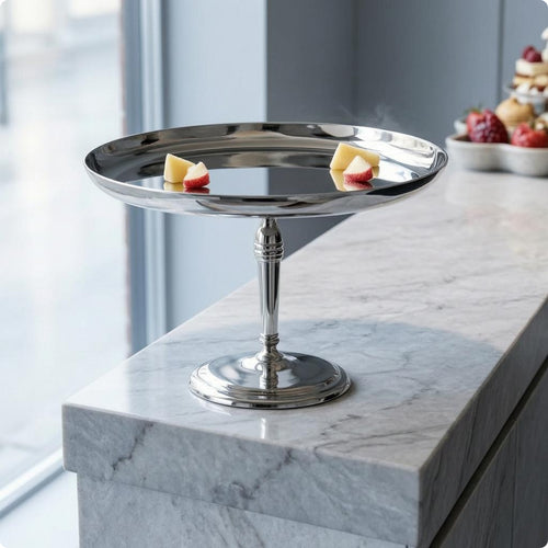 Dessert Platter with Pedestal Elegant Display Serving Ware Sturdy