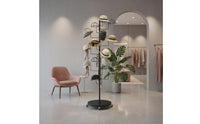 Floor Standing Hat Stand Rust-Resistant Multi-Tier Hat Display Stand Hairpiece Display Stand Strong Load-Bearing for Boutique