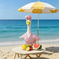Goose Bathrobe Outfit Whimsical Decor Porch Goose Bathrobe for Poolside