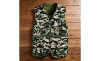 Multi-Pocket Fishing Vest Lightweight Outdoor Work Gilet Zipper Closure