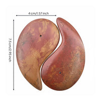 Bian Stone Massager Polished Bian Stone Portable for Spa
