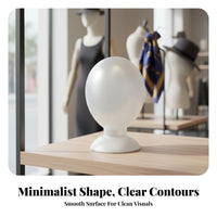 Female Head Model Lightweight Inflatable Mannequin Head Multipurpose for Sellers