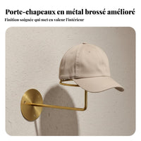 Wall Mounted Hat Holder Long-Lasting Wall Mount Hat Holder Minimalist Design