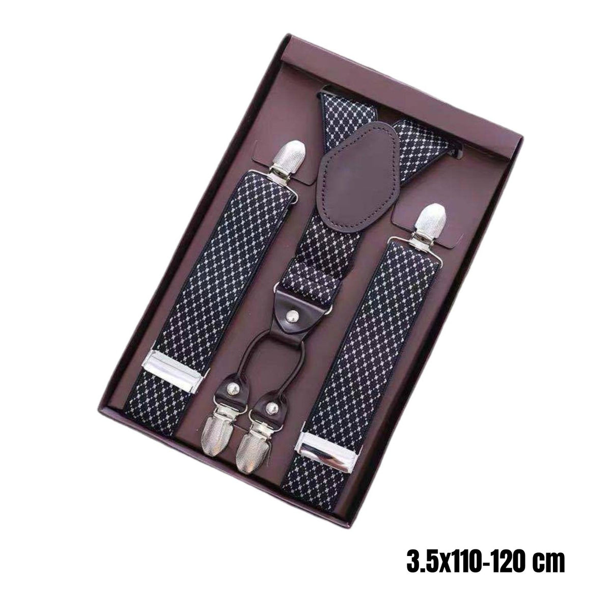 4 Clips Suspender Heavy Duty Clips Elastic Pant Suspender Classic Design Clothing Accessory for Weddings