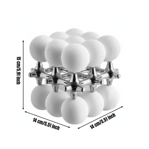 Geometric Sphere Cube Modern Abstract Design Geometric Sphere Sculpture