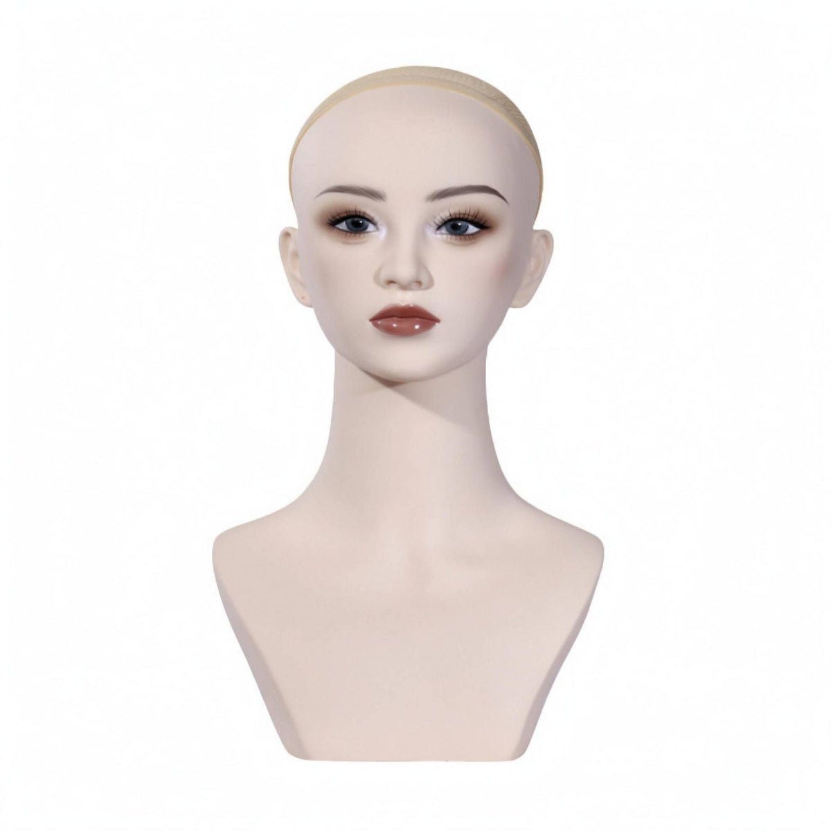 Mannequin Head Bust Long Neck Shoulder Mannequin Bust Lightweight