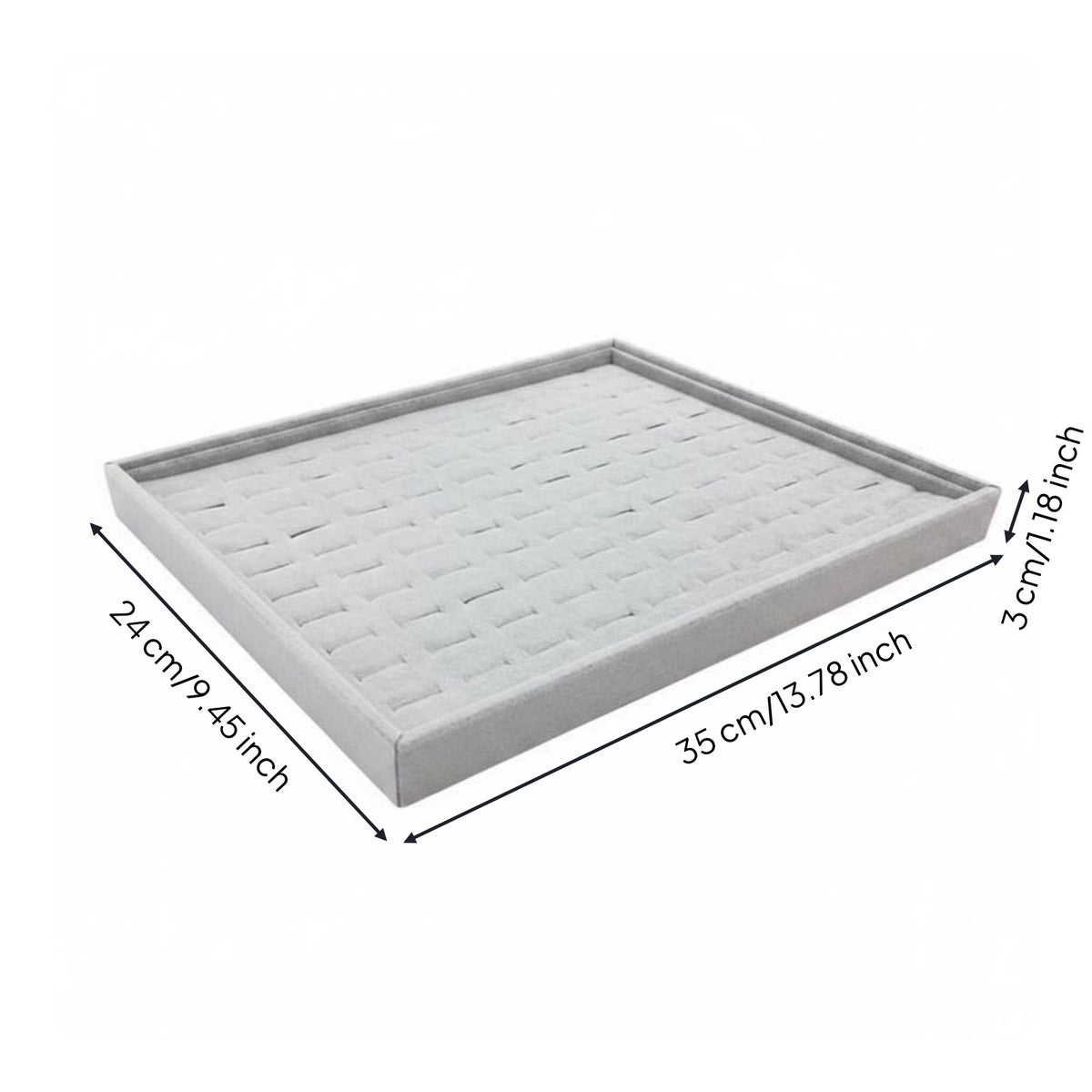Jewelry Organizer Tray Elegant Velvet Jewelry Tray Scratch Protection