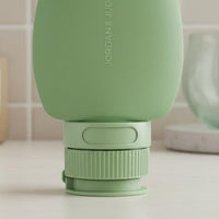 2 Pieces Silicone Travel Bottle Squeezable Travel Shampoo Bottle Leak Proof
