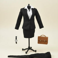 Female Figure Business Suit 1/6 Scale Office Uniform Action Figure Suit Set for Collectors, Hobbyists, Display, Diorama