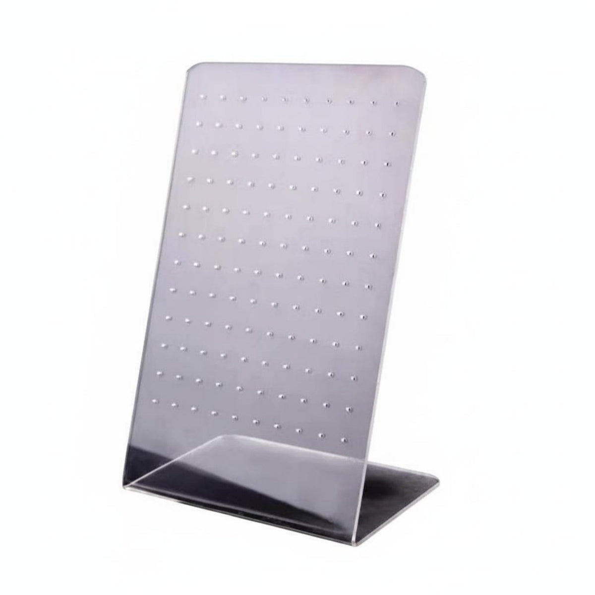 Acrylic Piercing Display Board Transparent Ear Post Display Board Multi-Hole Design Acrylic Earring Stand for Collectors, Market Stall, Retail Counter