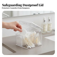 Lidded makeup Sponge Case Sleek and Elegant Cosmetic Organizer Multi-Compartment