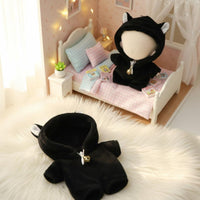 Black Cat Doll Costume Soft Material Toy Accessory Imaginative Role-Play