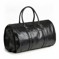 Cylindrical Duffel Bag Detachable Shoulder Strap Garment Travel Side of Bag Zip Closures Convertible Garment Duffel