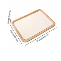Wood Jewelry Tray Elegant Wooden Display Tray Felt Lined