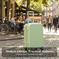 Stylish Design Lightweight Trolley Case Telescoping Handle Small Travel Suitcase Sturdy for Women, Men, Vacation, Vacations, Business Trip