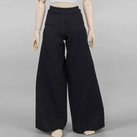 1/12 Scale Wide-Leg Pants Elastic Material Female Figure Pants for Hobbyists