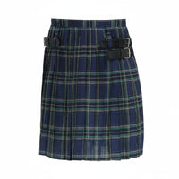 Scottish Kilt Plus Size Available Pleated Plaid Skirt Adjustable Fit