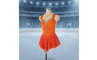 Skating Performance Costume Sequins Glittering Ice Dance Costume Light-Catching