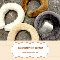 Plush Headband Soft Women Winter Random Color