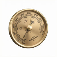 Metal High Precision barometers Analog Round Weather Pressure Gauge Weather Station for Tabletop