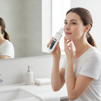 High-Frequency Skin Scrubber Rechargeable Blackhead Remover Gentle for Home