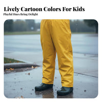 Mud Proof children's Rain Trousers Wear-Resistant Kids Waterproof Overpants Long-Lasting for Toddlers, Boys, Puddle Jumping, Outdoor Play