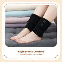 Ankle Socks, Warm Tube, Unisex, Breathable, Black, cream