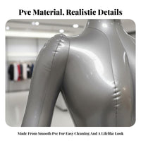 Easy to Inflate Inflatable Female Mannequin Portable Inflatable Mannequin Lightweight for Photographers, Online Sellers, Photography