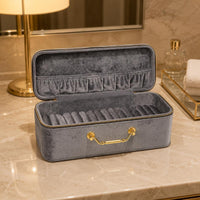 Bracelet Storage Case Zipper Closure Travel Jewelry Case Lined Interior