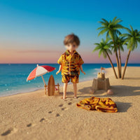 OB11 Doll Outfit 1/12 Scale Doll Clothes Set Tropical Feel for Hobbyists