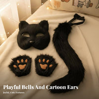 2 Pieces Fingerless talon Gloves Furry Texture creature Paw Gloves Warm and Soft