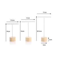 T-Shaped Earring Stand Compact T-Shaped Earring Holder Convenient for Vanity